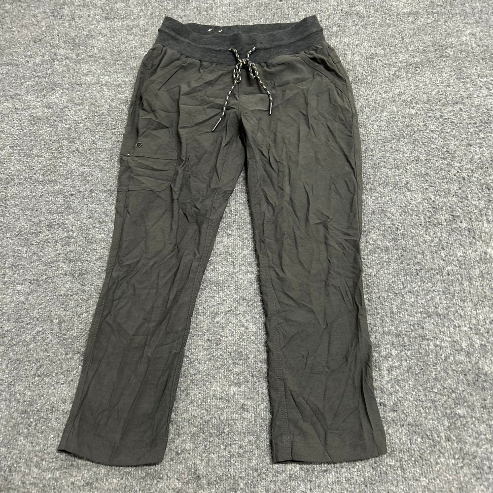 Columbia Capri Pants Womens XS Gray Outdoor Hiking Stretch Drawstring Casual